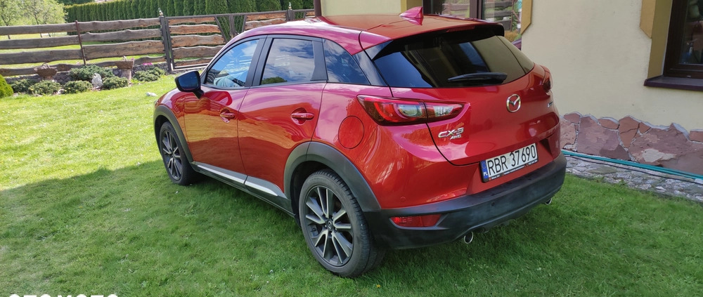 Mazda CX-3 cena 55500 przebieg: 120000, rok produkcji 2016 z Dębica małe 29